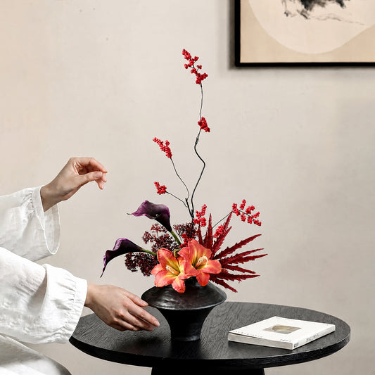 Bennett Sculptural Faux Floral Arrangement