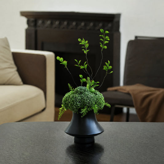 The Verdant Oat Berry Sculptural Greenery Bouquet